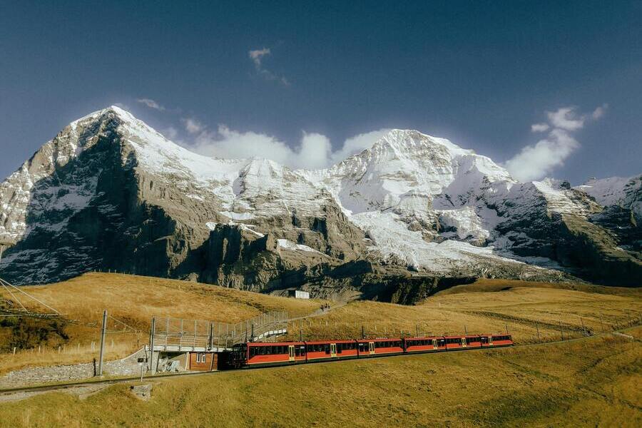 Train pour le Jungfraujoch