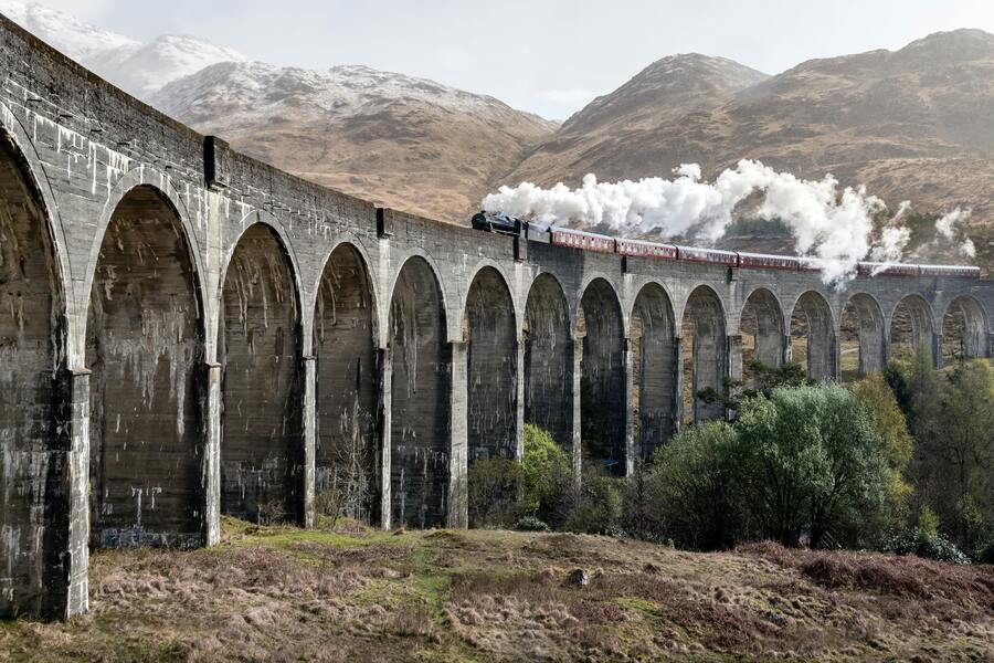 Train Poudlard Express en Ecosse